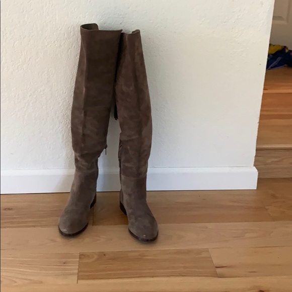 NEW Frye boots- brown, suede, over the knee - Picture 2 of 6